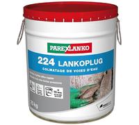 PAREXLANKO - Mortier anti-infiltration ultra-rapide - LANKO 224 PLUG - 25kg | Colmatage instantané des fuites sous pression - Pour caves et sous-sols humides - Prise ultra rapide - Étanchéité