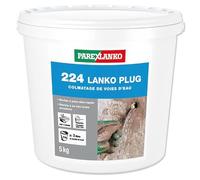 PAREXLANKO - Mortier anti-infiltration ultra-rapide - LANKO 224 PLUG - 5kg | Colmatage instantané des fuites sous pression - Pour caves et sous-sols humides - Prise ultra rapide - Étanchéité
