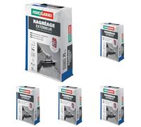 Parexlanko - Mortier de sol - Ragréage Extérieur - Gris - Préparation des supports en ciment - Autonivelant - Idéal terrasse, balcon, garage - 25kg (Lot de 5)