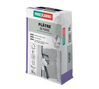 PAREXLANKO - Plâtre de Paris - 10kg | Plâtre fin intérieur - Réparation, rebouchage et scellement - Prise très rapide - Application facile