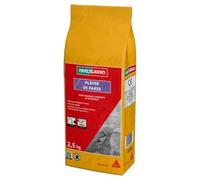 Parexlanko - Plâtre fin pour réparation, rebouchage et scellement en intérieur - Prise très rapide - 2,5kg, Gris