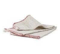 Parfait candido torchon de sol coton blanc/coutures rouge 29 x 22 x 1 cm Blanc G