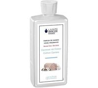 Maison Berger - Recharge Lampe Berger Caresse de Coton 500 ML - Fleur d'Oranger, Notes poudrées, Cèdre - Parfum Floral, Gourmand, musqué - Anti-odeurs - Fabriqué en France