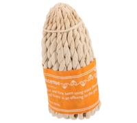 Parfum Tibétain en Corde Tressée, 50 Pièces, Blanc pour Contemplation | Usage Rituel, Design Simple Tressé, pour Brûleur et Porte-parfum, Chambre ou Salle