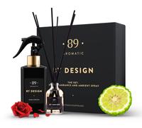 Parfums d'ambiance et produits de luxe : Vaporisateur d'ambiance 300 ml - Diffuseur de parfums en bâtonnets 50 ml - Parfum de longue durée - Design élégant - Idée cadeau parfaite - Coffret de parfums