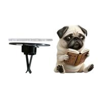 Parfums d'Intérieur Automobile Premium,Diffuseur D'Aromathérapie Design Pug Pour Voiture - Déco Mignonne en Acrylique Intérieure Voiture Camion Voyage