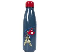 PARIS 2024 - CJO3101 Bouteille Iso Mascotte Tour Eiffel 50 onçu pour Sport, École, Voyage - Gourde Inox Réutilisable - Isolation Thermique - Couleur Bleu