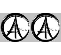 Paris - 2fois 5cm - Sticker