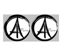 Paris - 2fois 5cm - Sticker/Autocollant