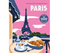 Paris - 30 Coloriages mystères pour adultes - Pages détachables + 1 Grand poster - Papier épais 190 gr: Mon grand carnet de coloriages au numéro