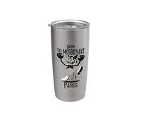 PARIS - beau nom de garçon avec un petit démon mignon Gobelet isotherme en acier inoxydable double paroi