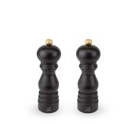 Paris Duo De Moulins À Poivre Et À Sel Manuels En Bois Chocolat 18 Cm - 7
