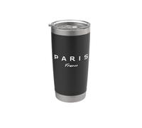 Paris France ville lettrage amoureux Gobelet isotherme en acier inoxydable double paroi