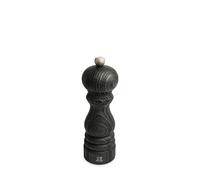 Paris Nature Black Moulin À Sel Manuel En Bois Upcyclé, Noir, 18 Cm - 7in