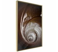 Paris Prix Affiche Winding Staircase 40x60 cm - Or