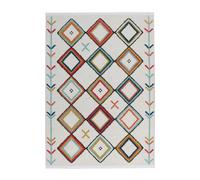 Tapis Ethnique à Franges Agadir Multicolore 160 x 230 cm