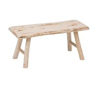 Paris Prix Atmosphera Créateur d'intérieur - Banc en Bois Woody 70cm Beige