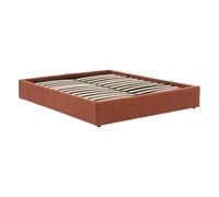Paris Prix Atmosphera Créateur d'intérieur - Cadre de Lit Coffre Adulte Luna 160x200cm Terracotta