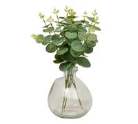 Paris Prix Atmosphera Créateur d'intérieur - Composition Eucalyptus Artificiel & Vase Urice 35cm Vert
