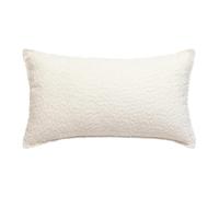 Paris Prix Atmosphera Créateur d'intérieur - Coussin Déco Bouclette Soana 30x50cm Ivoire