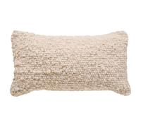 Paris Prix Atmosphera Créateur d'intérieur - Coussin Déco Effet Laine Volna 30x50cm Ivoire