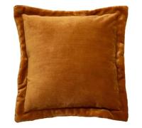 Paris Prix Atmosphera Créateur d'intérieur - Coussin Déco Flanelle Cuddly 53x53cm Jaune Cumin