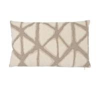 Paris Prix Atmosphera Créateur d'intérieur - Coussin Déco Jacquard Dune 25x50cm Beige