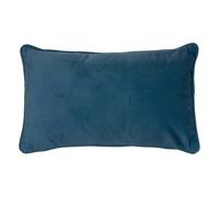 Paris Prix Atmosphera Créateur d'intérieur - Coussin Déhoussable Lilou 30x50cm Bleu Égéen