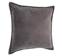 Paris Prix Atmosphera Créateur d'intérieur - Coussin Déhoussable Lilou 45x45cm Gris Foncé
