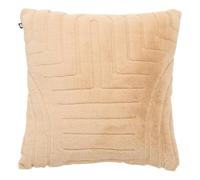 Paris Prix Atmosphera Créateur d'intérieur - Coussin Imitation Fourrure Arka 45x45cm Beige Lin