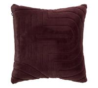 Paris Prix Atmosphera Créateur d'intérieur - Coussin Imitation Fourrure Arka 45x45cm Marron