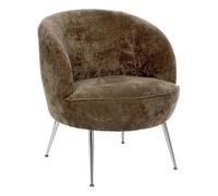 Paris Prix Atmosphera Créateur d'intérieur - Fauteuil Design Tildae 71cm Marron Tonka