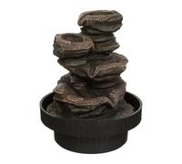 Paris Prix Atmosphera Créateur d'intérieur - Fontaine Design Sharmila 22cm Noir & Naturel