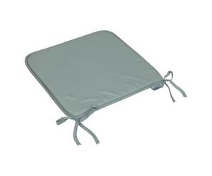 Paris Prix Atmosphera Créateur d'intérieur - Galette de Chaise Micro 39x39cm Vert Céladon