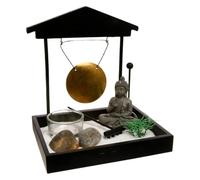 Paris Prix Atmosphera Créateur d'intérieur - Jardin Zen Bouddha Tori 16cm Noir