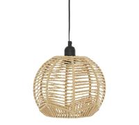 Paris Prix Atmosphera Créateur d'intérieur - Lampe Suspension Corde Caren 24cm Naturel