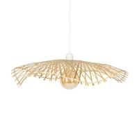 Paris Prix Atmosphera Créateur d'intérieur - Lampe Suspension en Bambou Tess 58cm Naturel