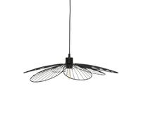 Paris Prix Atmosphera Créateur d'intérieur - Lampe Suspension en Métal Fleur 90cm Noir