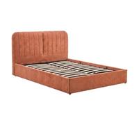 Paris Prix Atmosphera Créateur d'intérieur - Lit Coffre Adulte Cala 160x200cm Terracotta