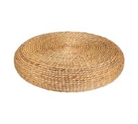 Paris Prix Atmosphera Créateur d'intérieur - Pouf Rond Tressé Wonderly 55cm Beige
