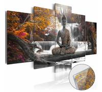Paris Prix Autumnal Buddha - Tableau en Verre Acrylique 50x100 cm