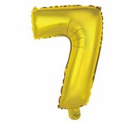 Paris Prix Ballon Gonflable Chiffre 7 - Or
