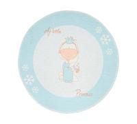 Tapis Rond Enfant Imprimé Bambini II 160cm Menthe