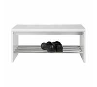 Paris prix Banc à chaussures Pluton - Blanc