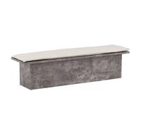 Paris prix Banc design avec coussin - Gris