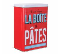 Paris prix Boîte à pâtes en métal - Rouge