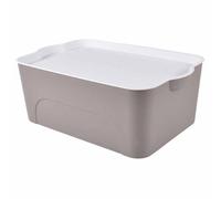 Paris Prix Boîte de Rangement Déco Pratique 16L Taupe