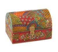 Paris prix Boîte déco bois Delhi - Multicolore