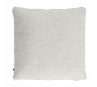 HOME DECO FACTORY - TX9456 Coussin Déhoussable en Boucle Crème - Conçu pour Fauteuils et Canapés - Entretien Facile - Dimensions 40 x 40 cm - Couleur Beige