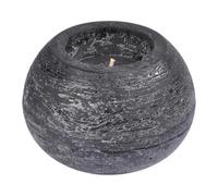 Paris prix Bougie Boule Déco Rustique 13cm - Noir